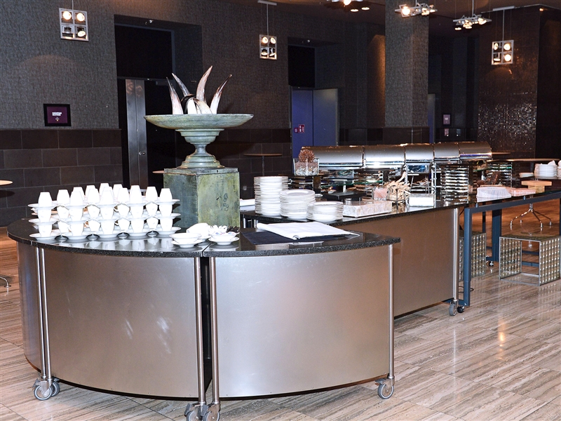 Vorbereitetes Buffet für eine Veranstaltung