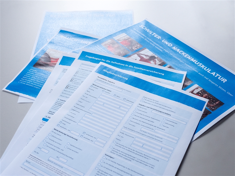 Formulare und Informationsmaterial