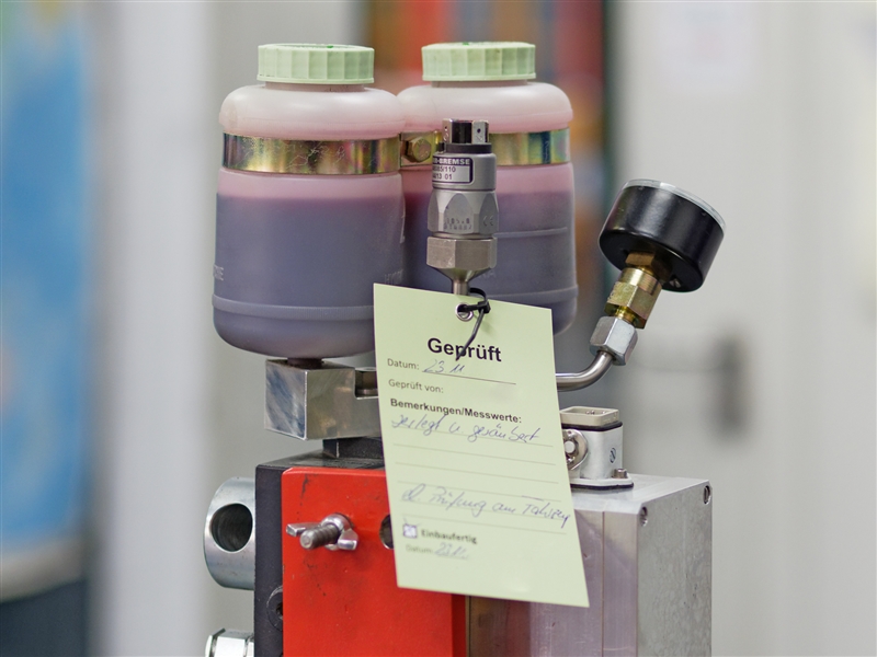 Geprüfte Hydraulikkomponente