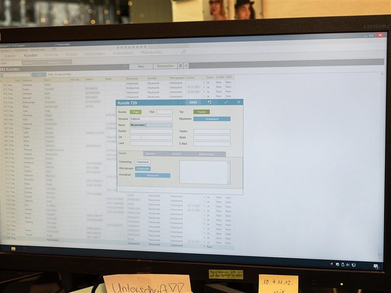Software zur Dokumentation der Dienstleistungen